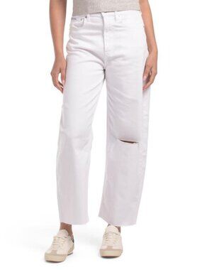 CALVIN KLEIN Barrel Jeans With Raw Hem